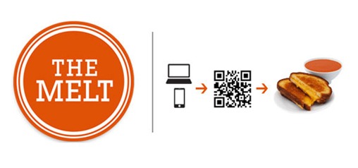 The Melt QR code buying process