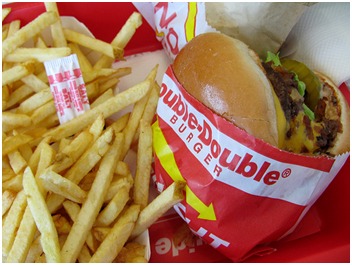In-N-Out Double Double with fries
