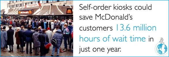 McDonald's line wait time automation
