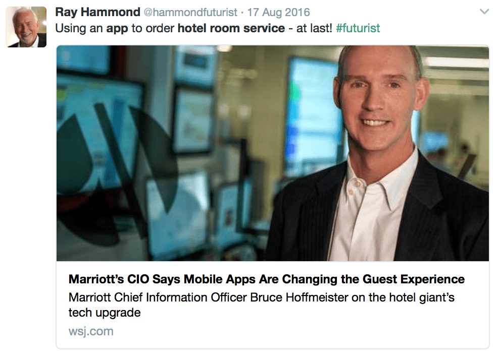 Marriott CIO and Mobile Apps