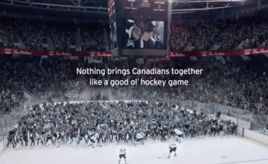 Tim Horton's marketing example hockey commercial