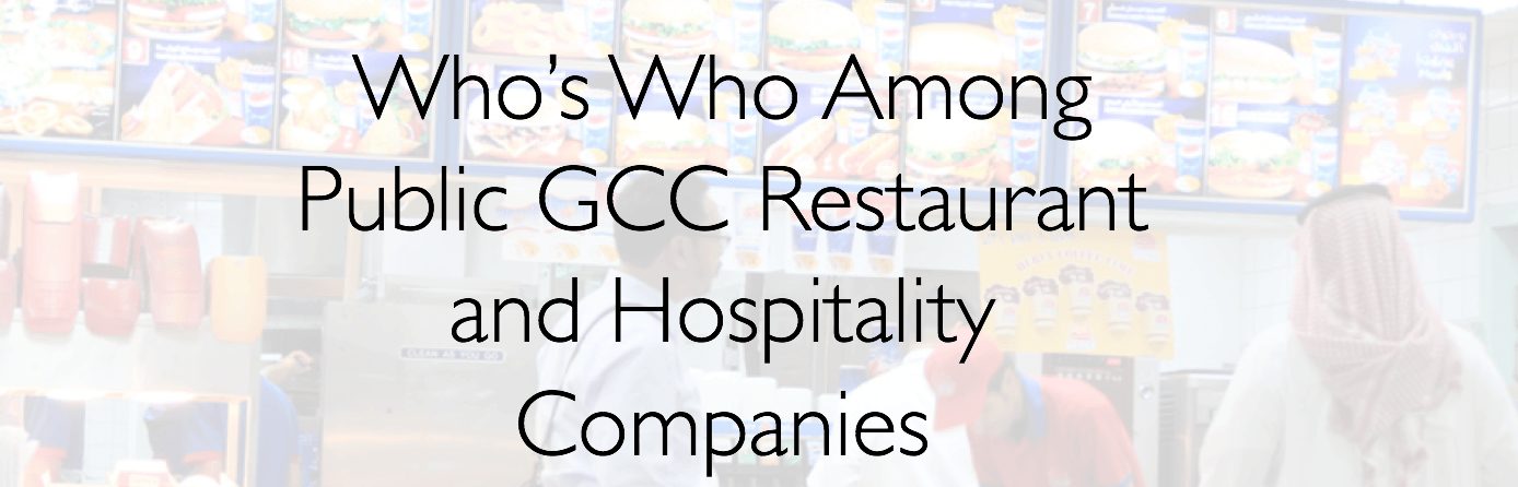 GCC restaurant stocks