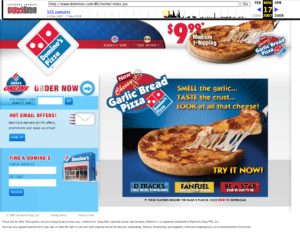 online pizza ordering