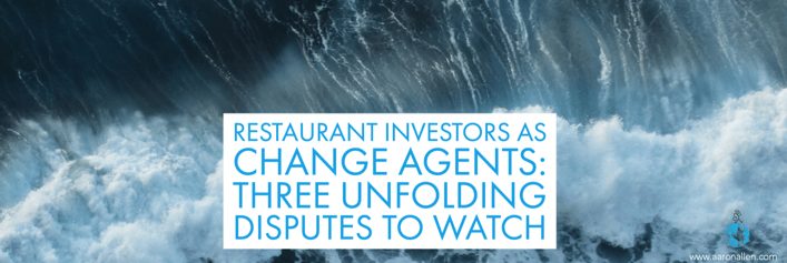 restaurant investors change agents