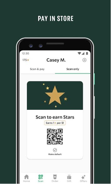 Starbucks loyalty program rewards